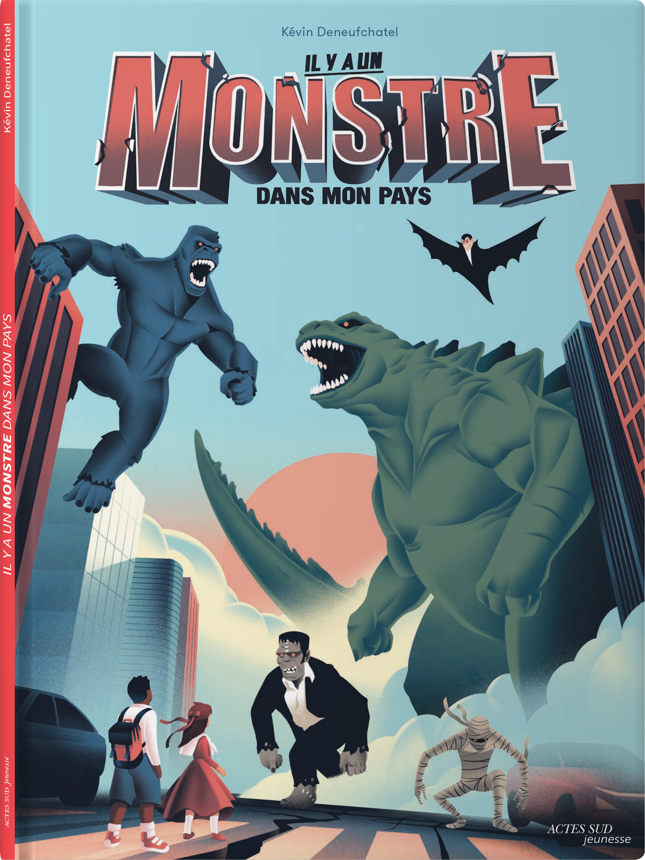 Couverture Il y a un monstre dans mon pays, Kévin Deneufchatel