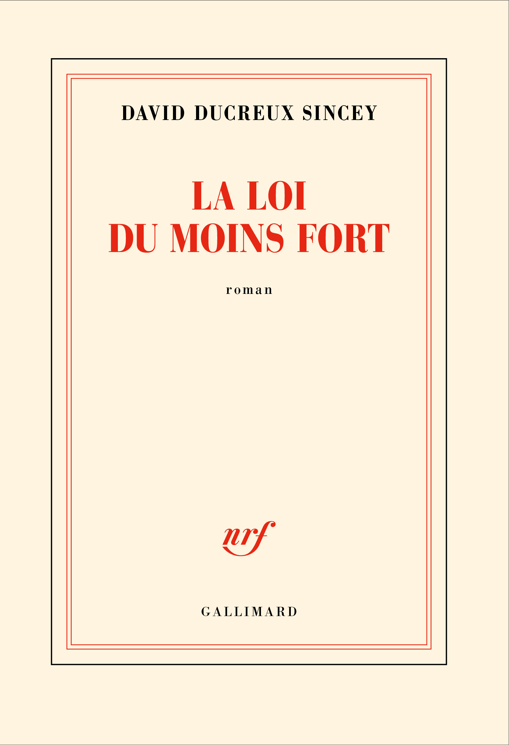 Couverture La Loi du moins fort